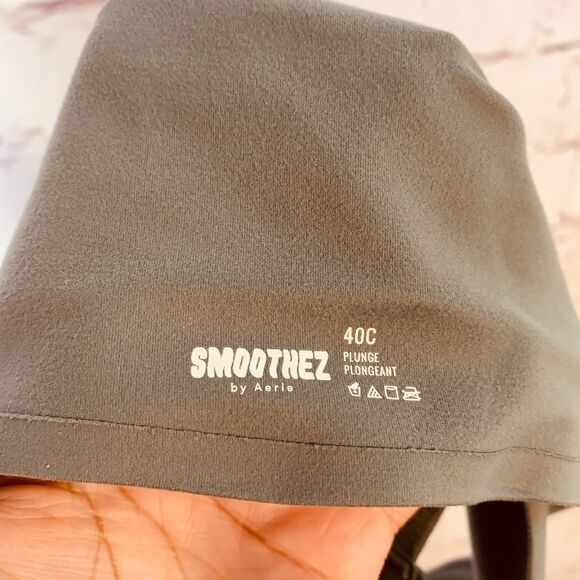 Aerie Smoothez Women’s Bra 40C Teal Green Full Coverage Underwire Everyday - Picture 4 of 6